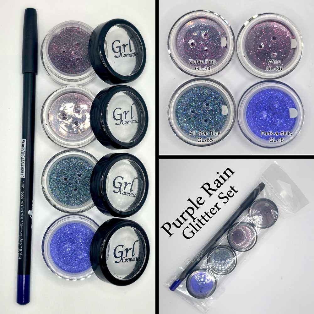 Fine Glitter in 10 gram Jars.