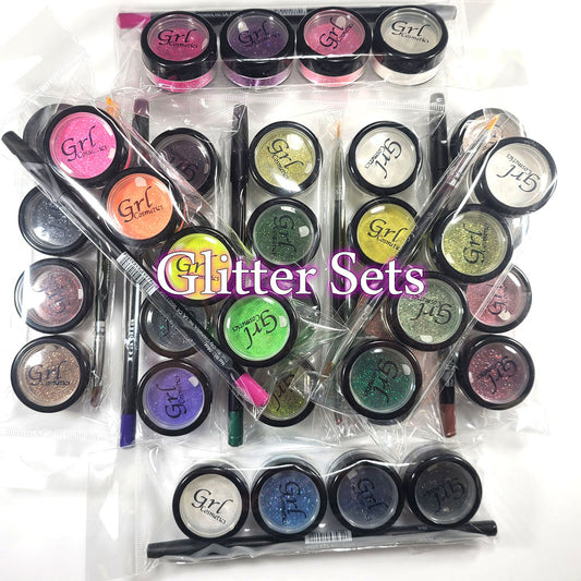 5 Piece Glitter Collections, great for Nails, Face and Body.