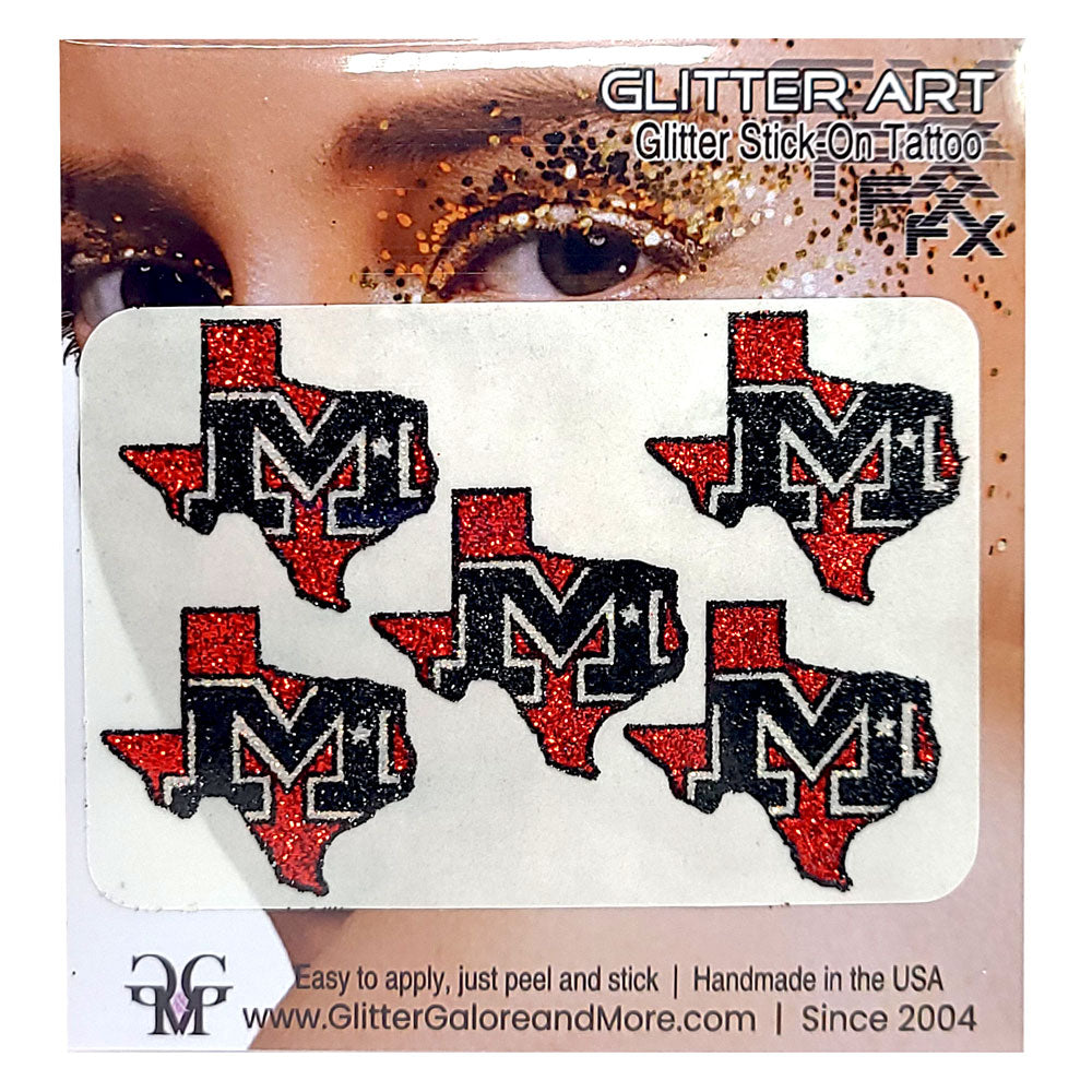 Mexia Black Cats Glitter Tattoo Custom Stickers