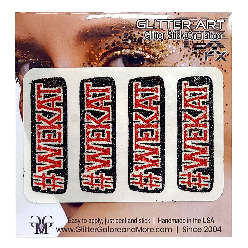 Mexia Black Cats Glitter Tattoo Custom Stickers