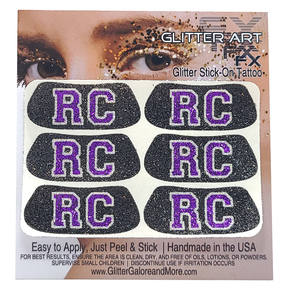 Eye Black Custom Youth Stickers - RC 6 Stickers Per Sheet - Three Color Way