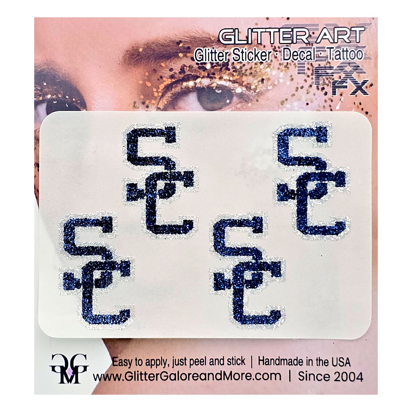 Stoney Creek SC Custom Glitter Tattoo Stickers - 4 Stickers