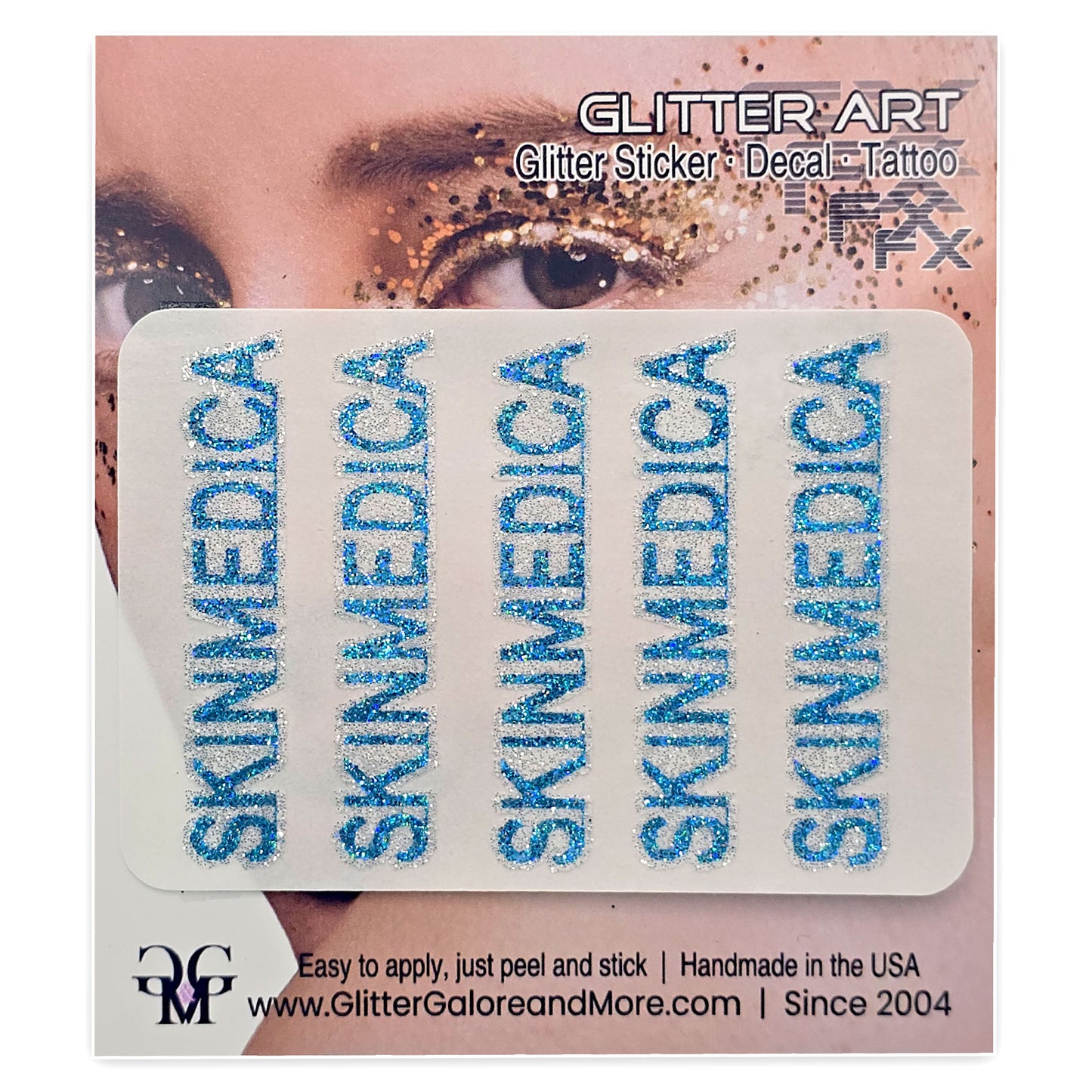 Skinmedica Glitter Tattoo Custom Stickers - 5pcs