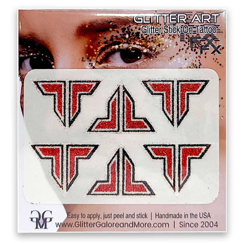 TT Glitter Tattoo Custom Stickers - 6pcs