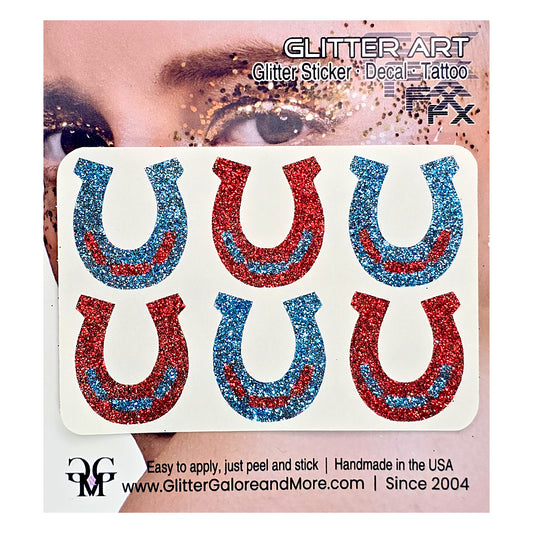 Colts West Jessamine Middle School Custom Glitter Tattoo Stickers