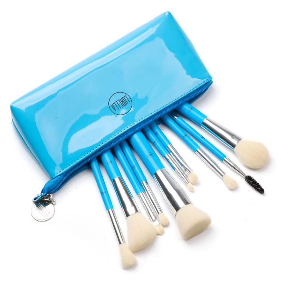 Cosmetic Brush Set 10 Pieces with Bag