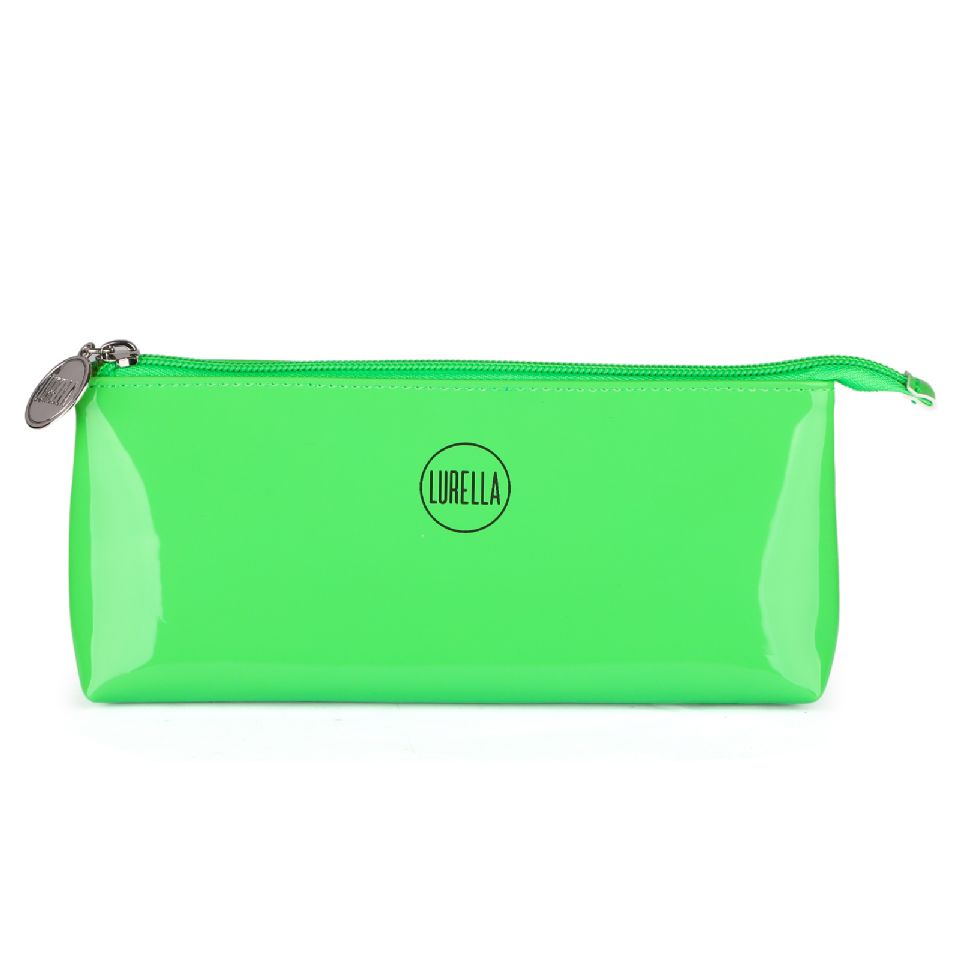 Lime Green Cosmetic Bag.