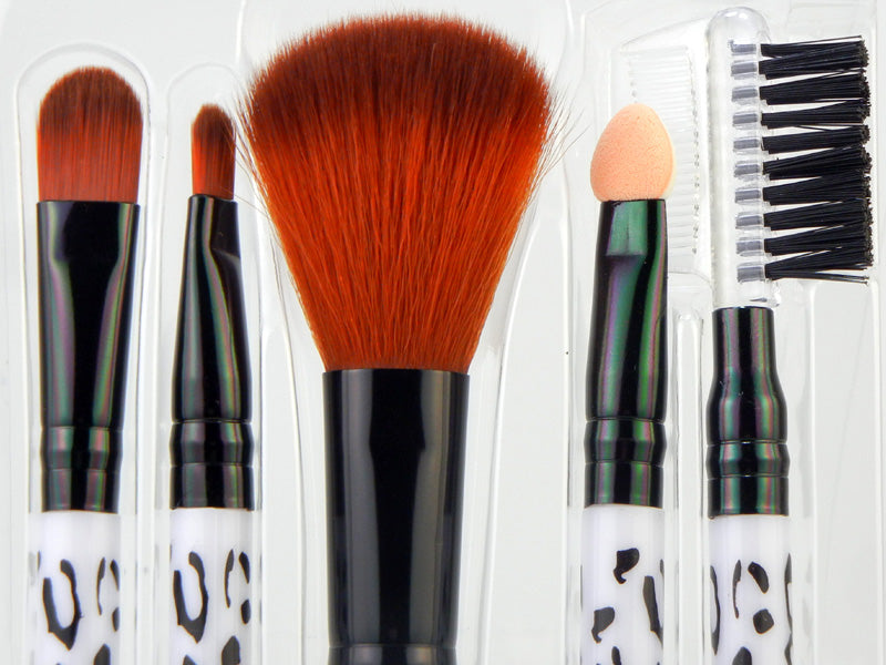 Grl Cosmetics Cosmetic Makeup Brush Set, 5 Piece