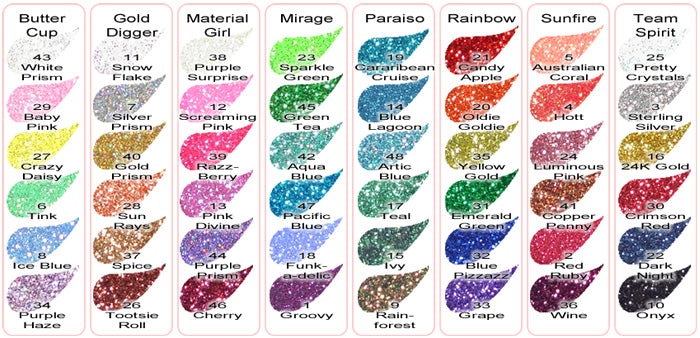 Grl Cosmetics 6pc Glitter Stacks