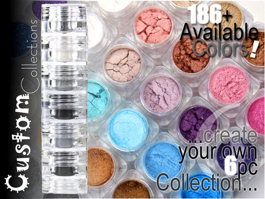 Grl Cosmetics 6pc Custom Shimmer Glitter Stack