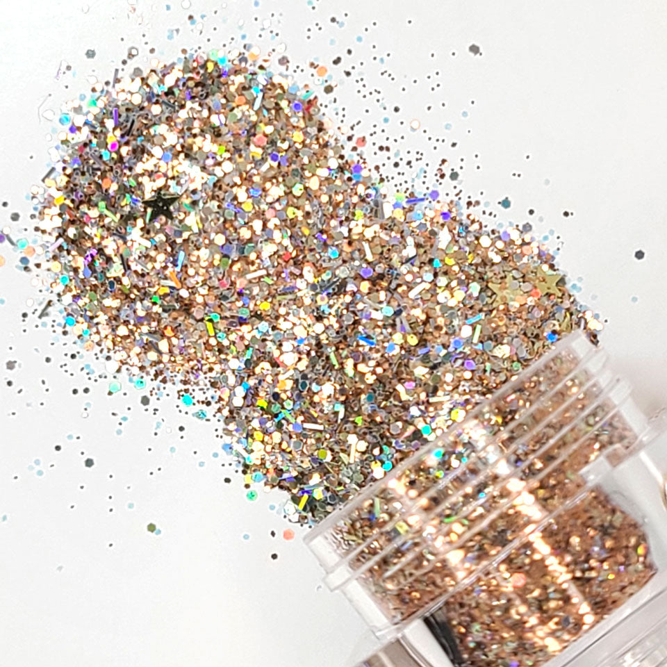 All That Glitters Chunky Glitter Mix, 5 Gram Square Jar