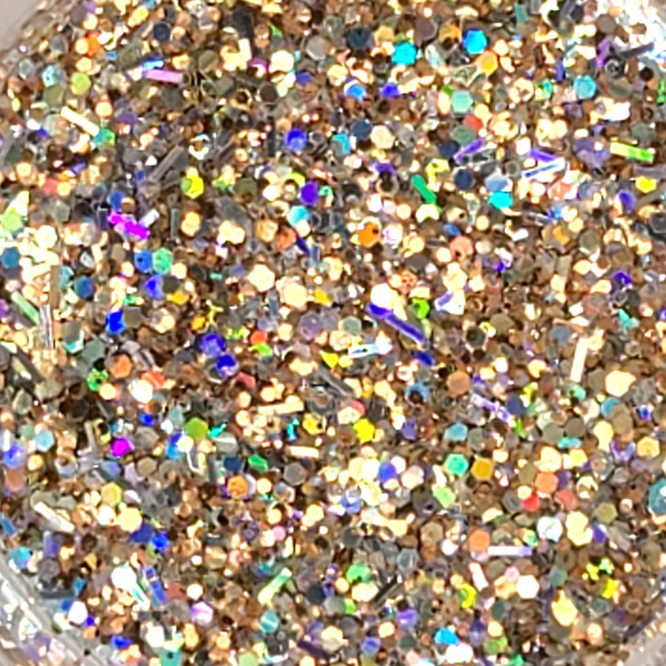 All That Glitters Chunky Glitter Mix, 5 Gram Square Jar