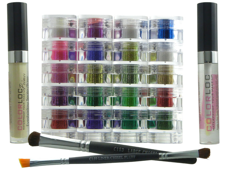 Grl Cosmetics All That Glitters Set - 4 Stack Kit (20 Glitters)