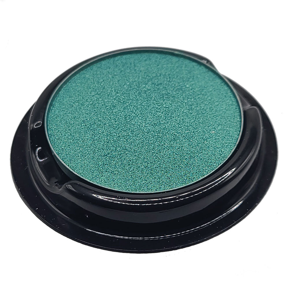Sea Green with Gold Reflections Foiled Pressed Eye Shadow, PE-C37