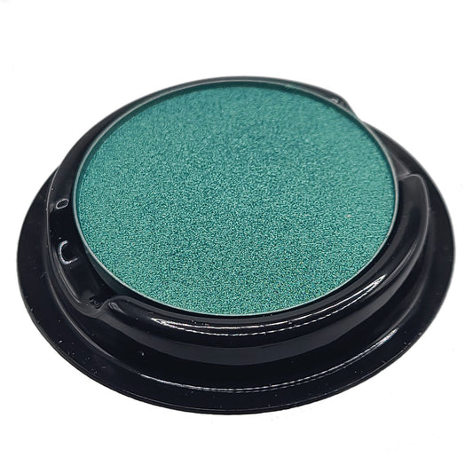 Sea Green with Gold Reflections Foiled Pressed Eye Shadow, PE-C37