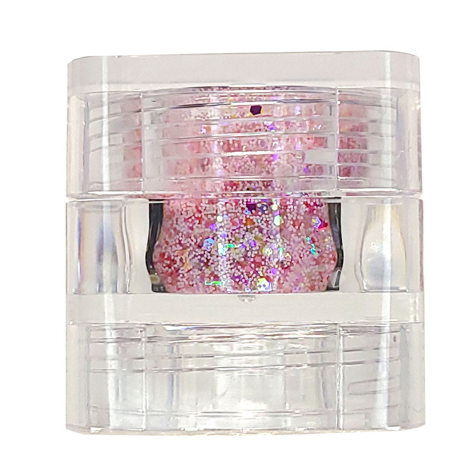 Baby Girl Chunky Glitter Mix, 5 Gram Square Jar