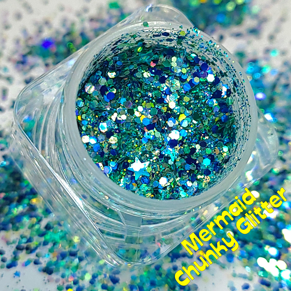 Mermaid Color Shift Nail Glitter Mix Kit