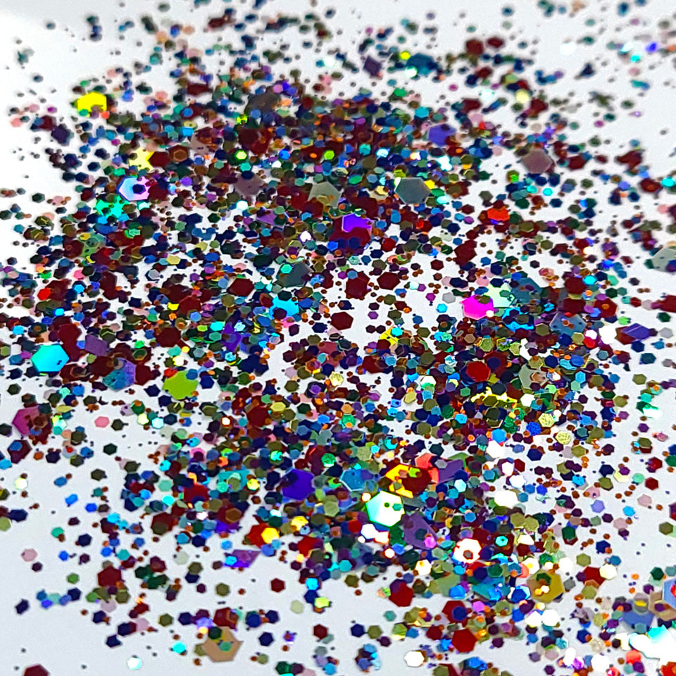 Pride Chunky Glitter Mix, 5 Gram Square Jar - Private Label