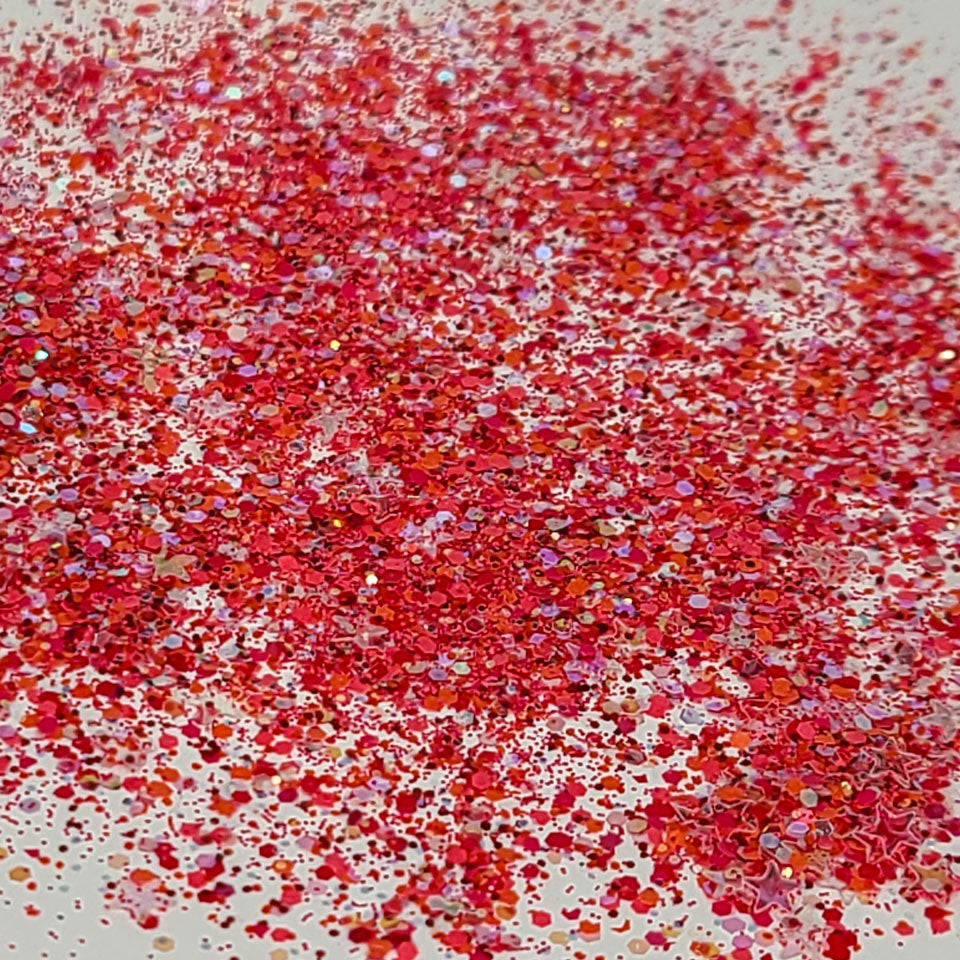 Watermelon Chunky Glitter Mix, Wholesale Bulk