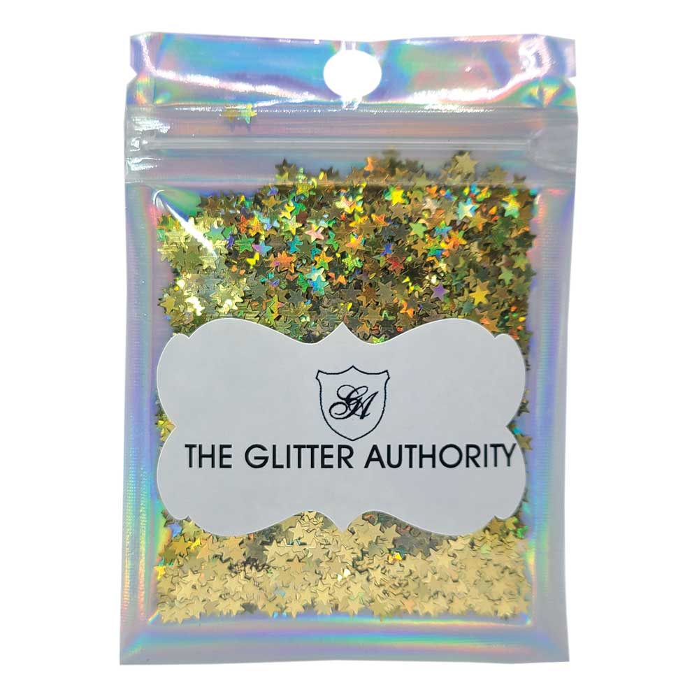 Glitter Confetti Stars - .17oz Bags