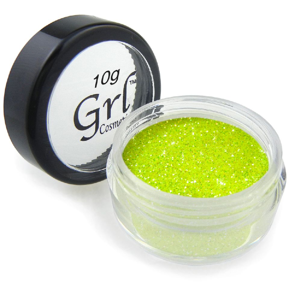 Bright Yellow Bulk Glitter - GL27 Crazy Daisy Extra Fine Cut .008