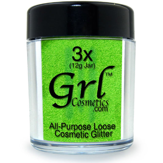 Neon Green Glitter Powder Neon Green, 12g