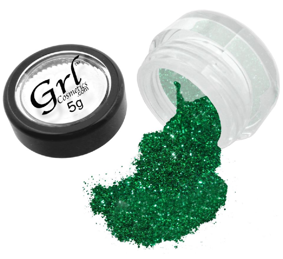 Emerald Green Glitter Eyeshadow Emerald Green, 5g
