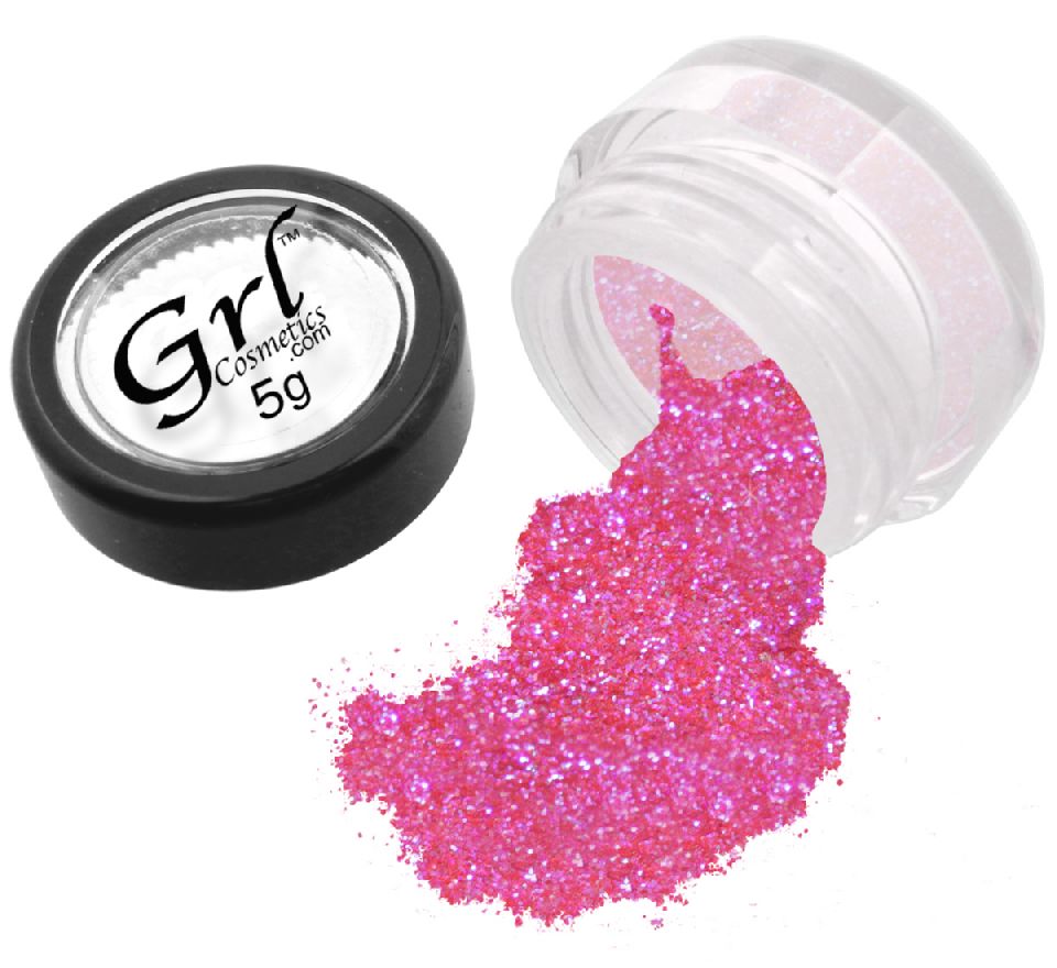 Bold Pink Glitter Eyeshadow Razz-berry, 5g