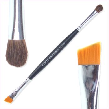 Grl Cosmetics Taklon and Sable Duo Liner and Chisel Fluff Makeup Brush