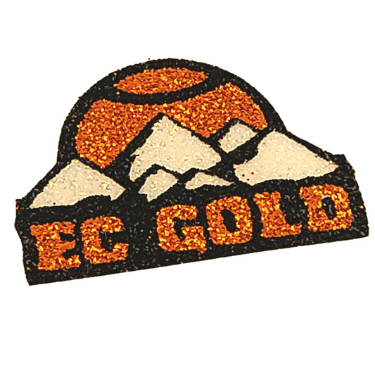 Elko County Gold Youth Basketball Custom Tattoo Stickers (4 Pieces)