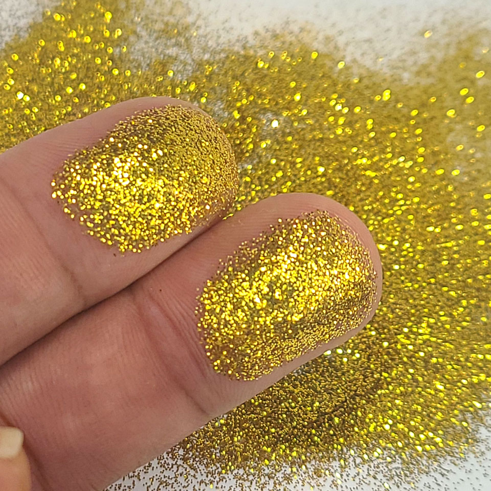 Dark Gold Extra-Fine Glitter, Wholesale Bulk