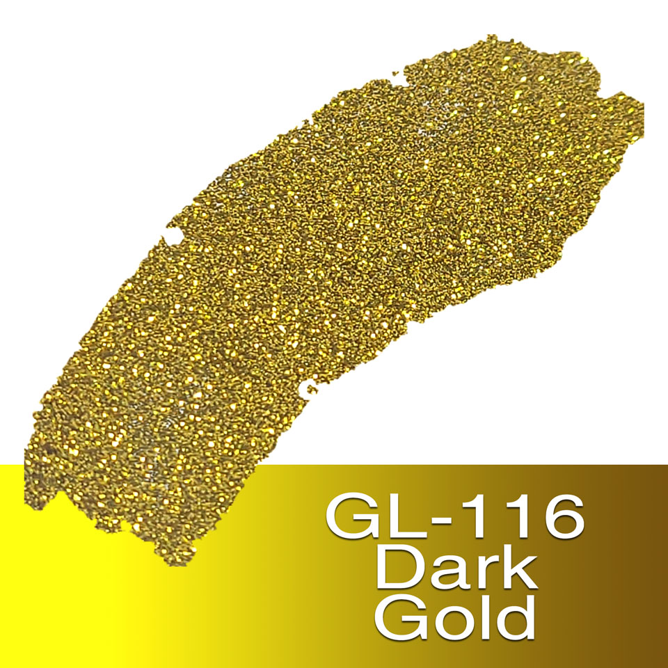 Dark Gold Extra-Fine Glitter, 1oz