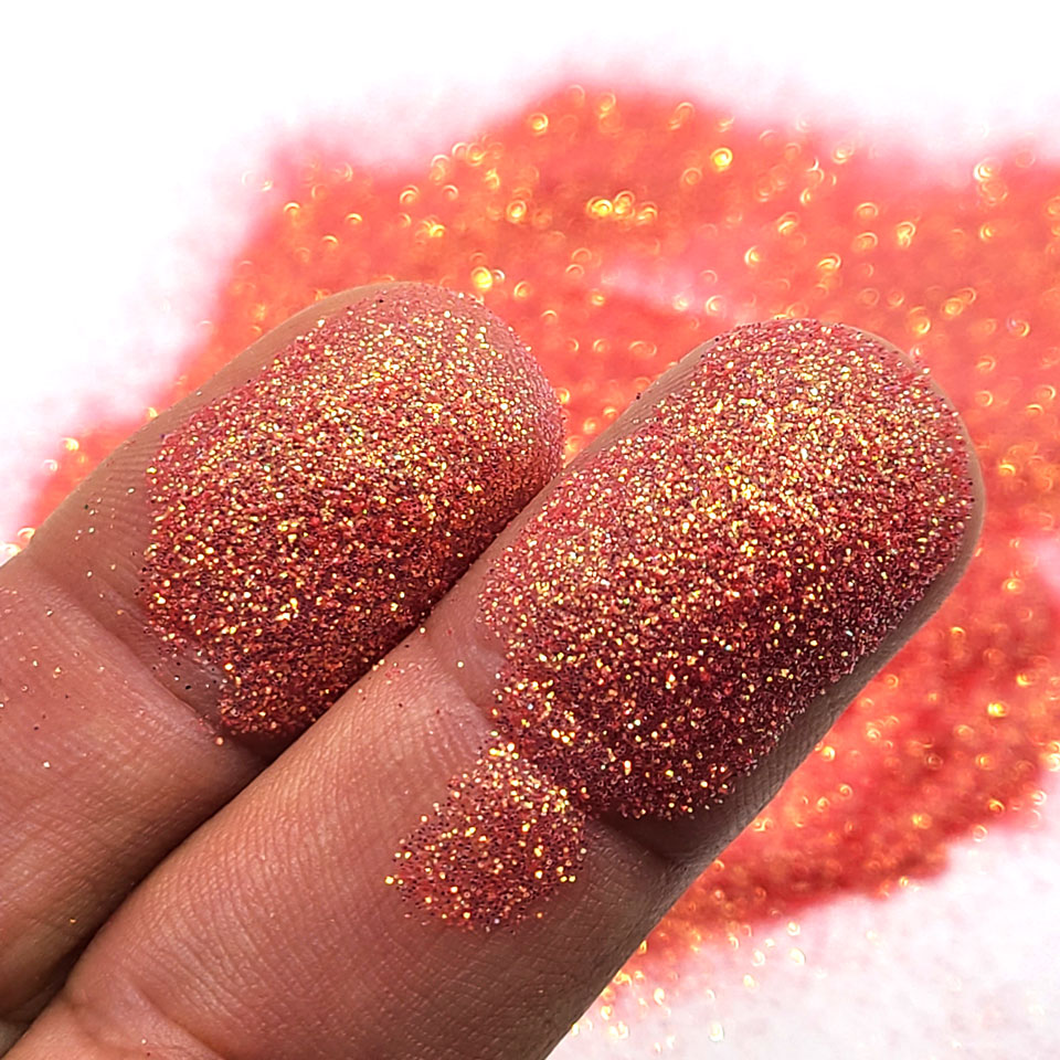 Bright Red Orange Bulk Glitter - GL04 Salsa