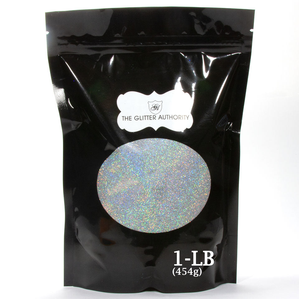 Silver Holographic Bulk Glitter - GL07 Silver Prism Extra Fine Cut .008"