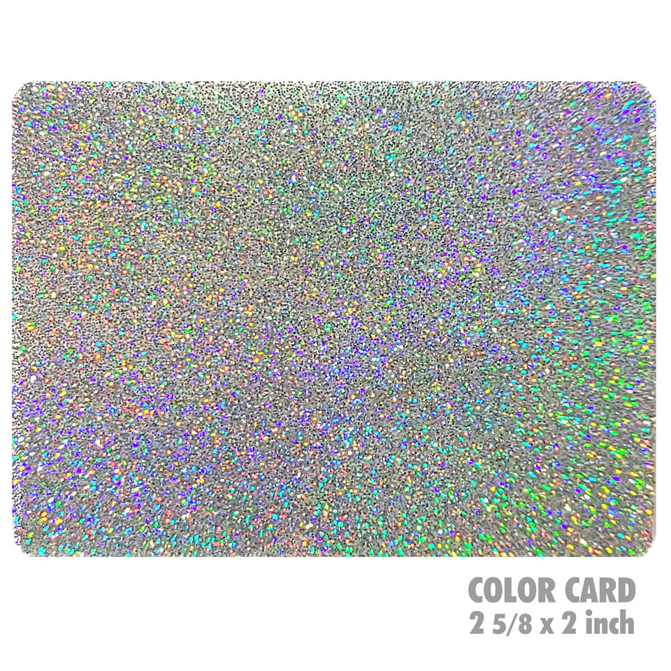 Silver Holographic Cosmetic Glitter Silver Prism, 10g