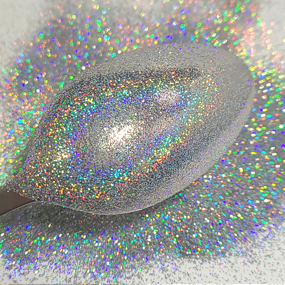 Silver Holographic Glitter Eyeshadow Silver Prism, 5g