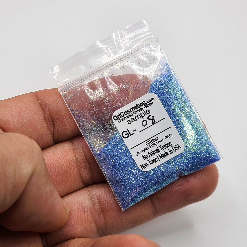Light Blue Bulk Glitter - GL08 Ice Blue Extra Fine .008"