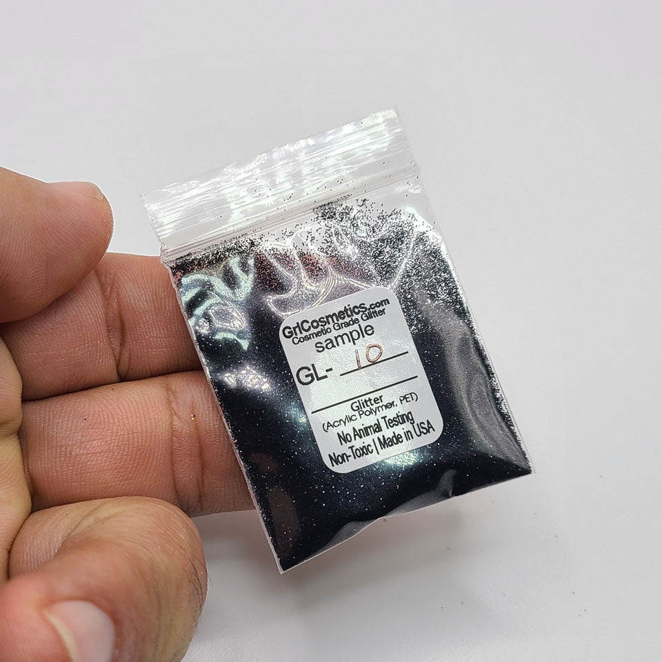 Black Bulk Glitter - GL10 Onyx Extra Fine Cut .008"