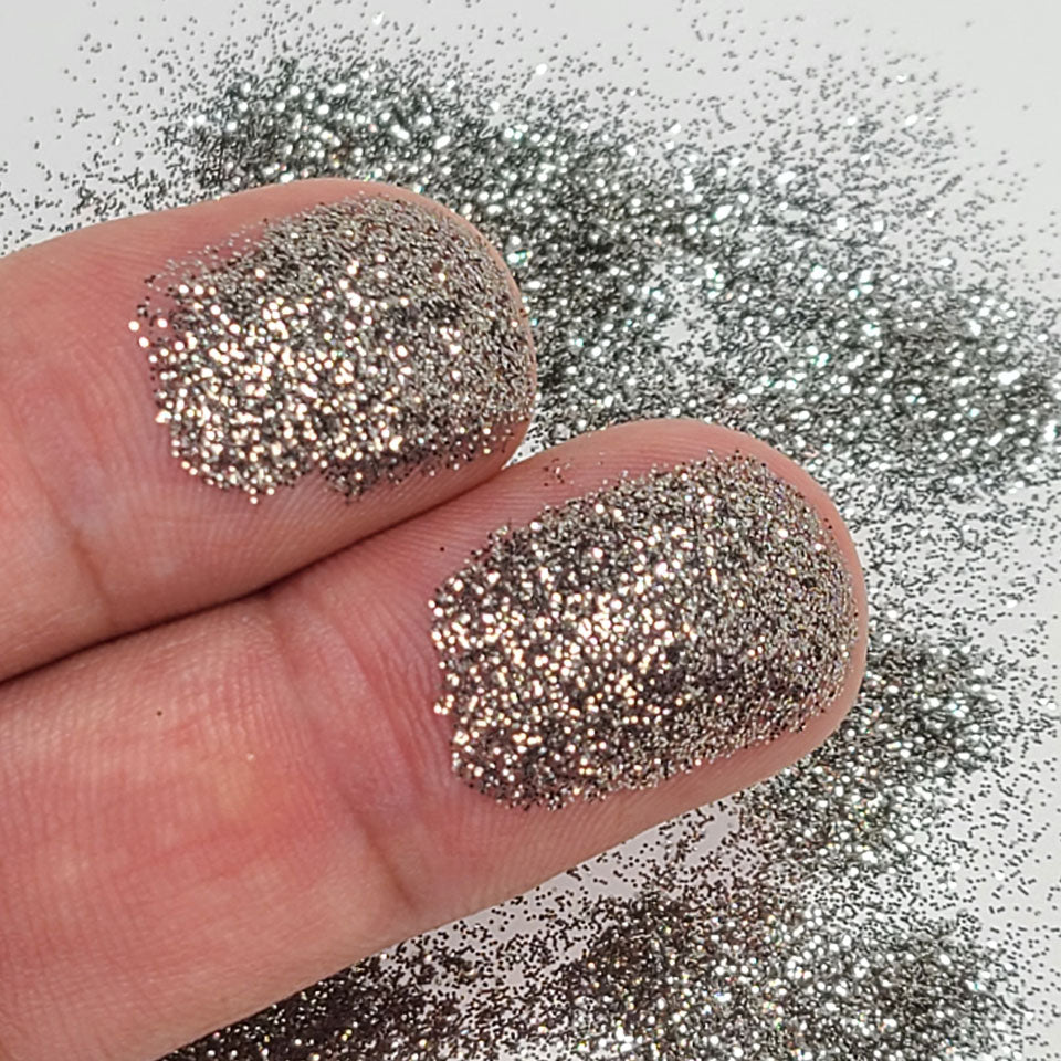 Pewter Glitter Extra-Fine, 1oz Bag