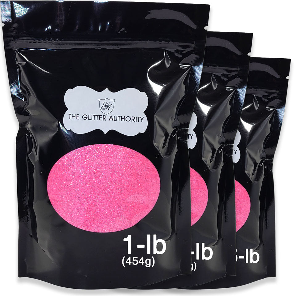 Bright Pink Bulk Glitter - GL12 Screaming Pink