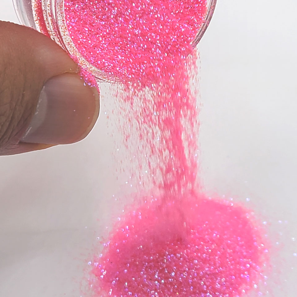 Bright Pink Bulk Glitter - GL12 Screaming Pink