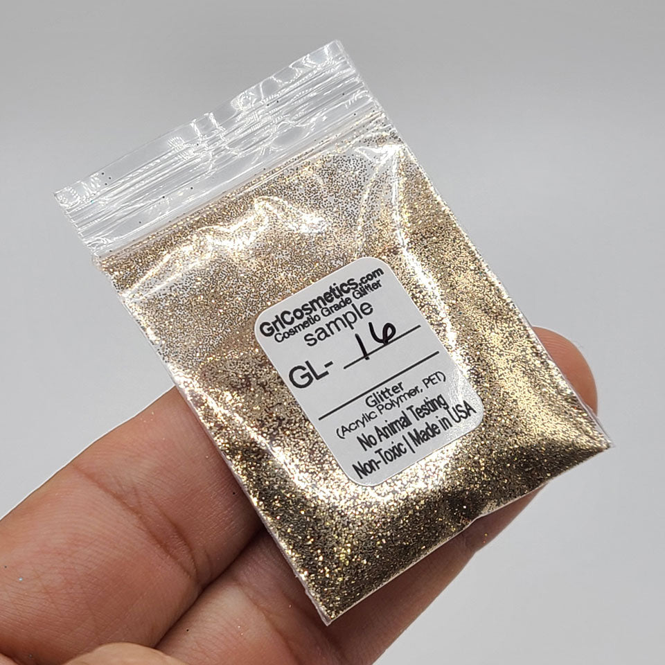 Gold Bulk Glitter - GL16 24K Gold Extra Fine Cut .008"