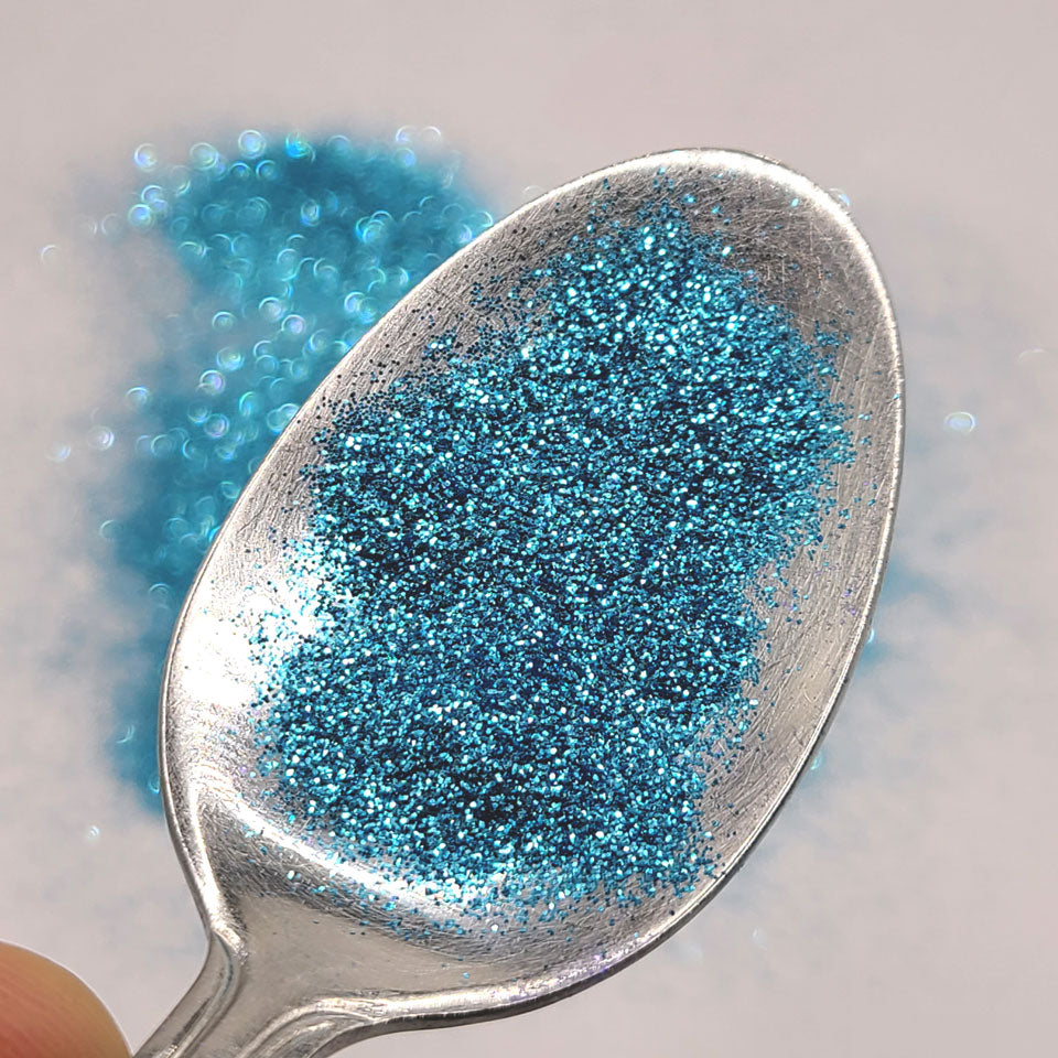 Aqua Blue Bulk Glitter - GL19 Caribbean Blue