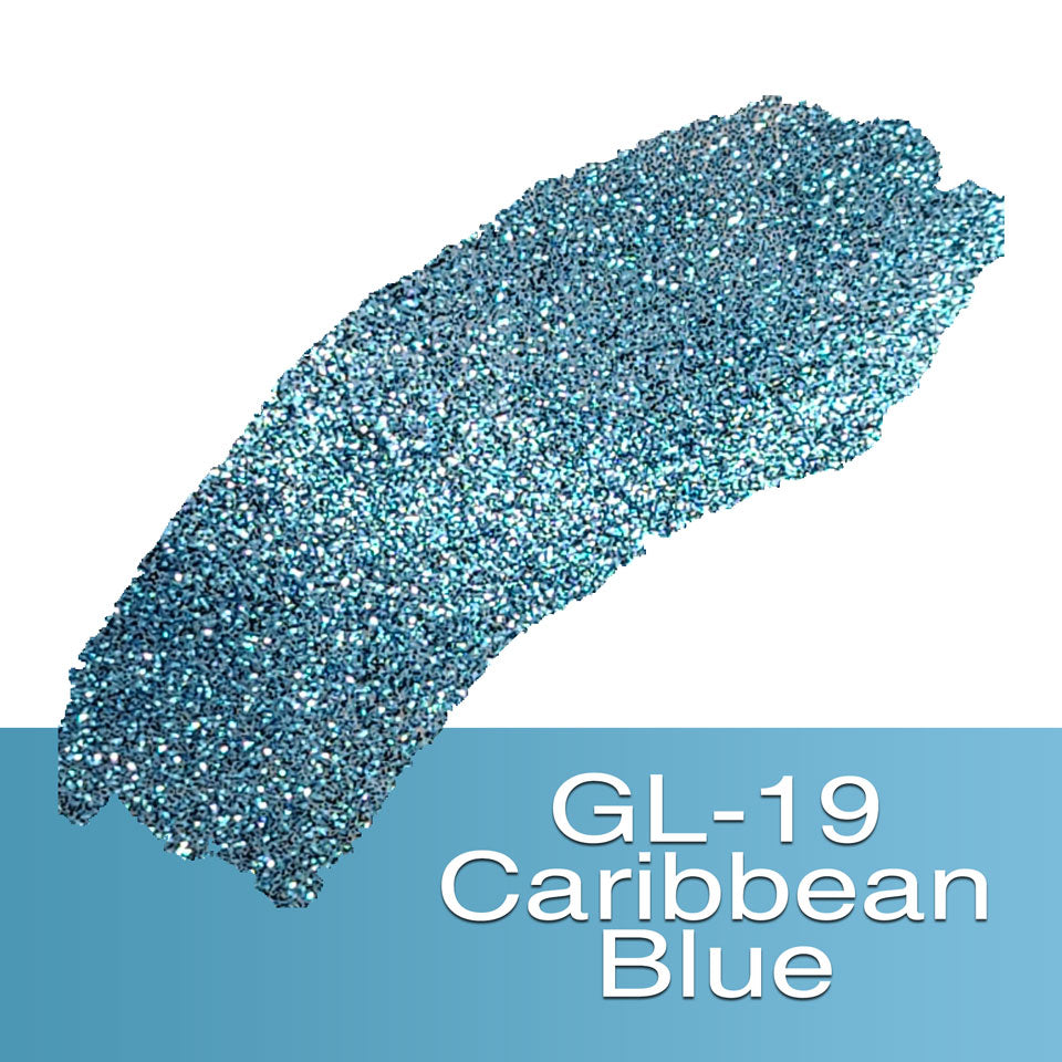 Aqua Blue Bulk Glitter - GL19 Caribbean Blue