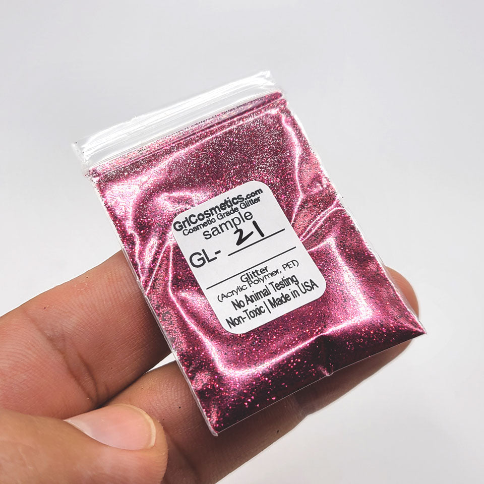 Red Bulk Glitter - GL21 Candy Apple Extra Fine .008"