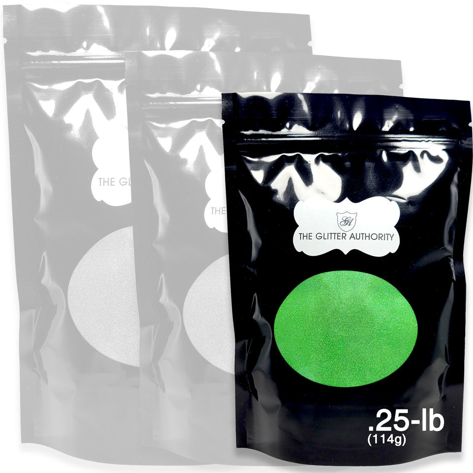Bright Lime Green Bulk Glitter - GL23 Lime Extra Fine Cut .008"
