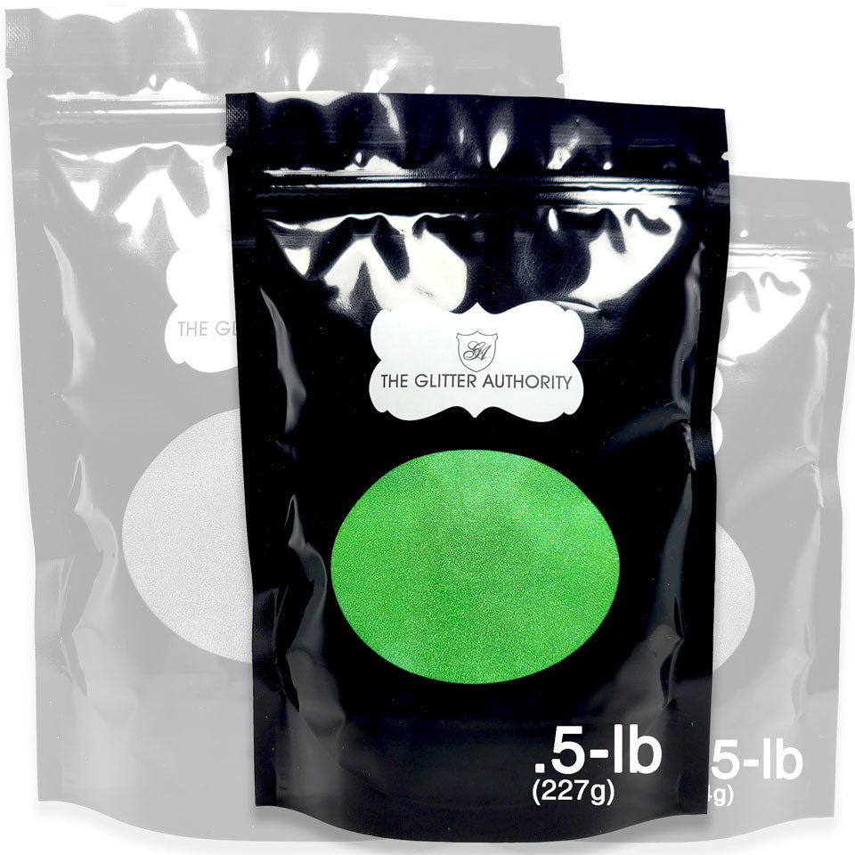 Bright Lime Green Bulk Glitter - GL23 Lime Extra Fine Cut .008"