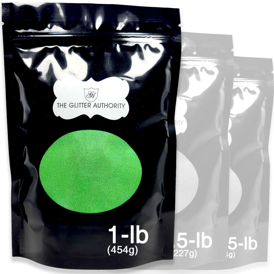 Bright Lime Green Bulk Glitter - GL23 Lime Extra Fine Cut .008"