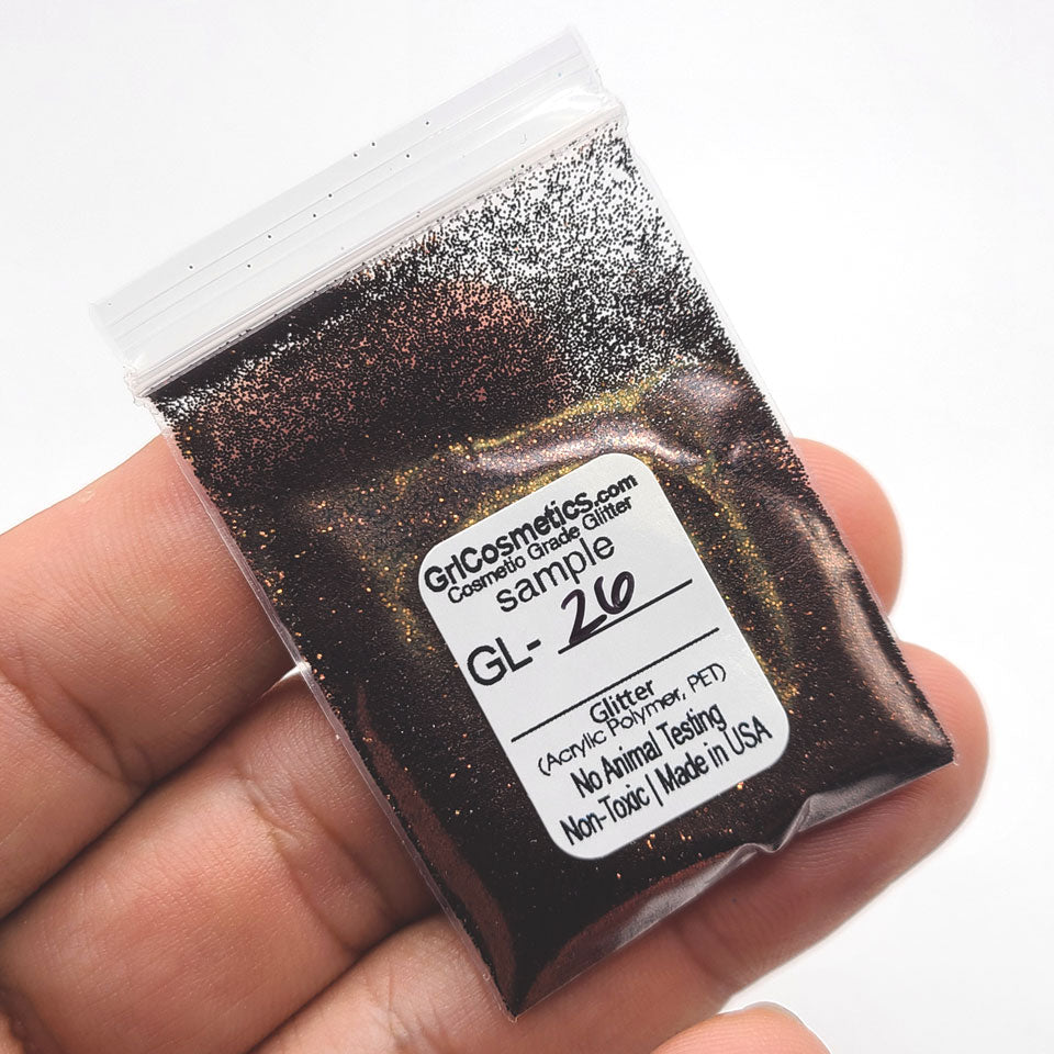 Brown Bulk Glitter - GL26 Chocolate Delight Extra Fine Cut .008"