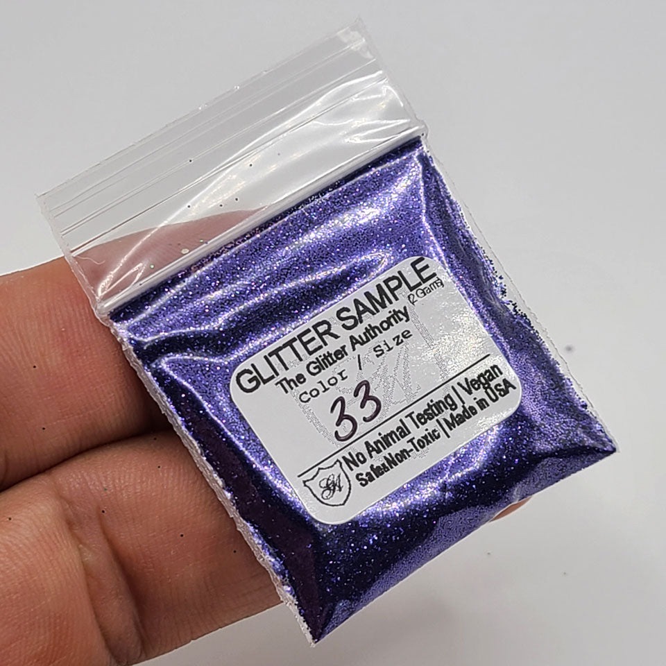 Deep Purple Bulk Glitter - GL33 Grape Extra Fine Cut .008"